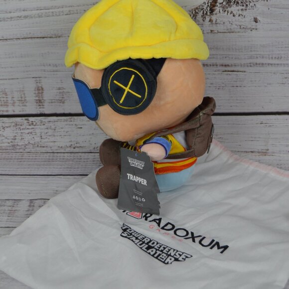 Juniper Creates Paradoxum Games Tower Defense Trapper Plush NWT MISSING TRAP - Picture 12 of 15